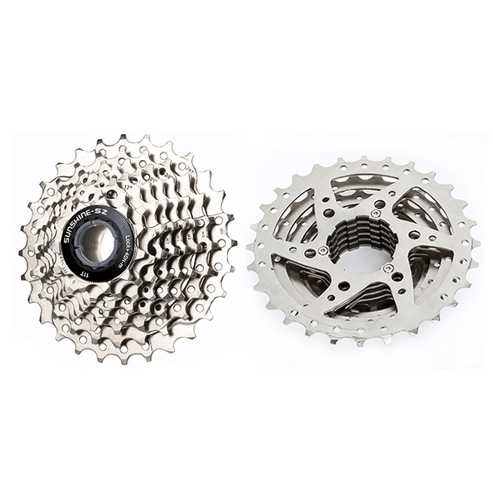 SUNSHINE Road Bike Freewheel 8 9 10 Speed Velocidade 11-25T/28T/30T/32T/34T Bicycle Cassette Freewheel for MTB Road Bike - MRSLM