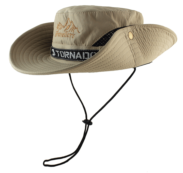 Men'S Outdoor Summer Sunshade Cover Face Fisherman Straw Hat Fishing Sun Hat - MRSLM