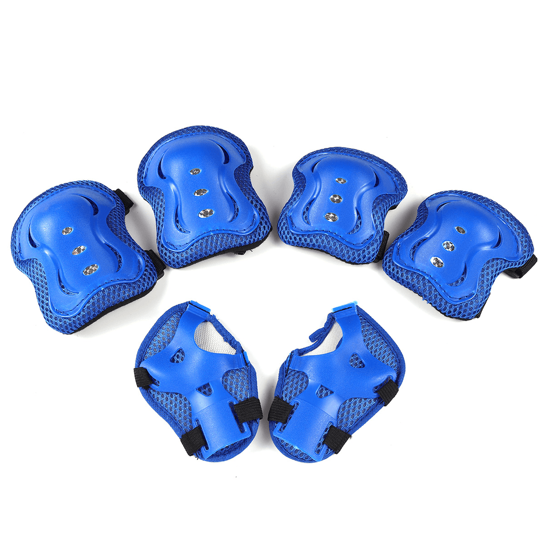 6Pcs Kids Knee Elbow Pads Children Wrist Guards Skateboard Protective Gear - MRSLM