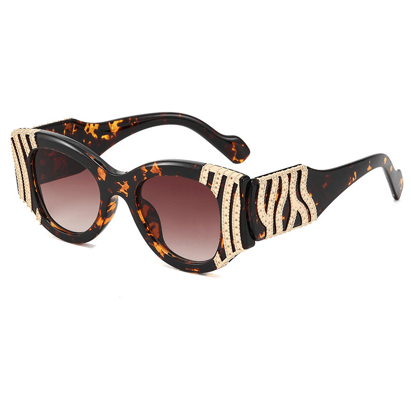 Net Red Sunglasses Female Ins Trend Fashion Sunglasses Female Leopard Glasses - MRSLM