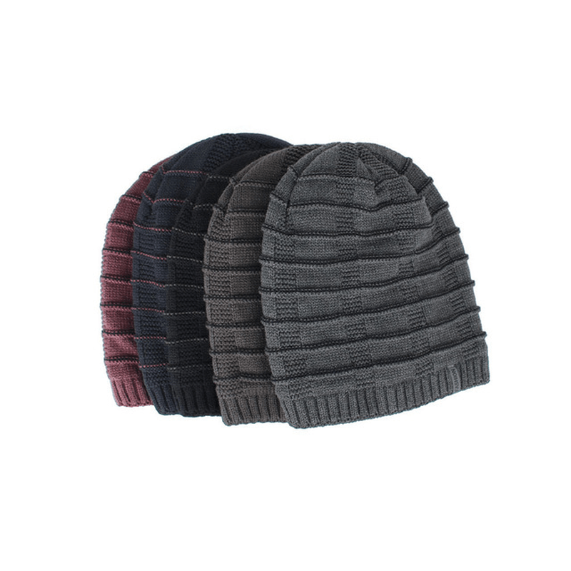 Mens Knitted Skullies Beanie Cap - MRSLM