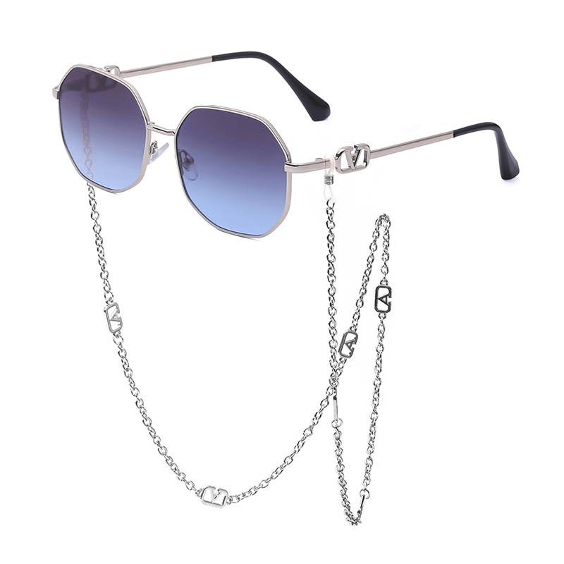 Anti Drop Chain Lanyard with the Same Irregular Sunglasses Women'S Trend - MRSLM