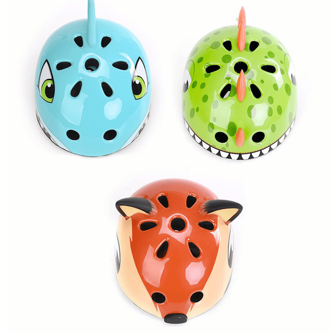 Cartoon Kids Animal Bike Safety Helmet Children Eps Bicycle Skating Protetive Helmets Outdoor Sport Protetive Accessories - MRSLM