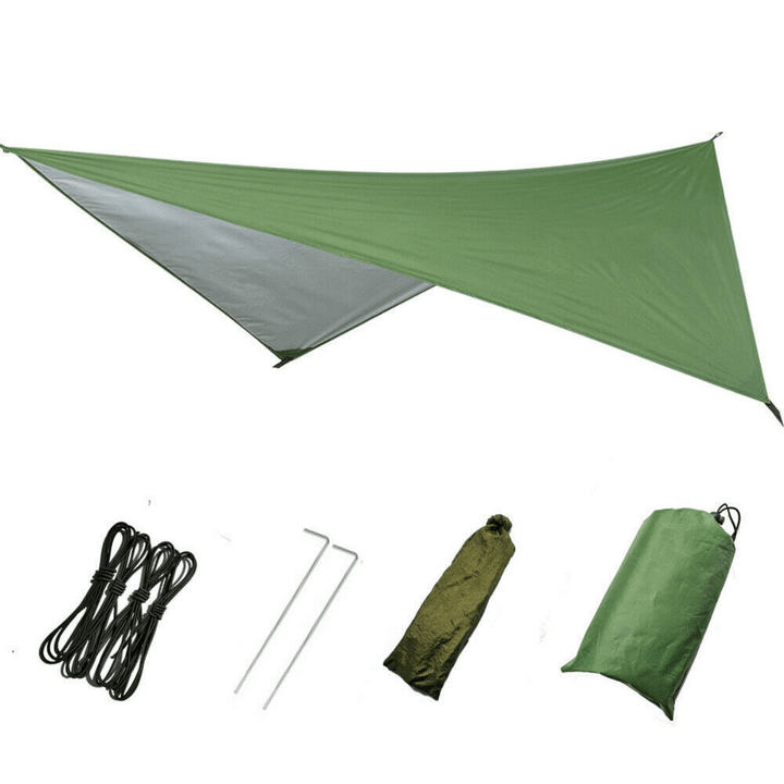 Waterproof Large Camping Tent Tarp Shelter Hammock Cover Lightweight Rain Shelter - MRSLM