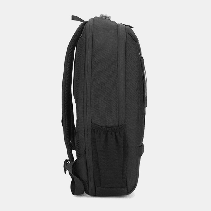 Men Large Capacity Casual Backpack with USB Charging Port & Audio Port - MRSLM