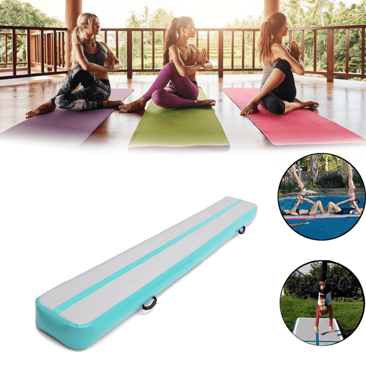 118X15X7.87Inch Inflatable GYM Air Track Mat Tumbling Floor Mat Airtrack Gymnastics Mat Training Pad - MRSLM