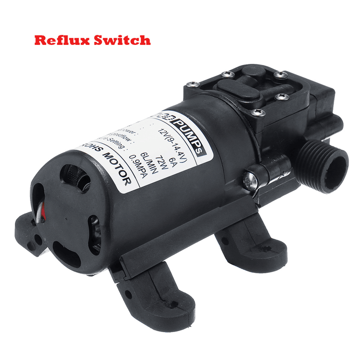 12V 72W Water Diaphragm Pump 6L 20Mm Water Pump Diaphragm Self Priming Sprayer Pump - MRSLM