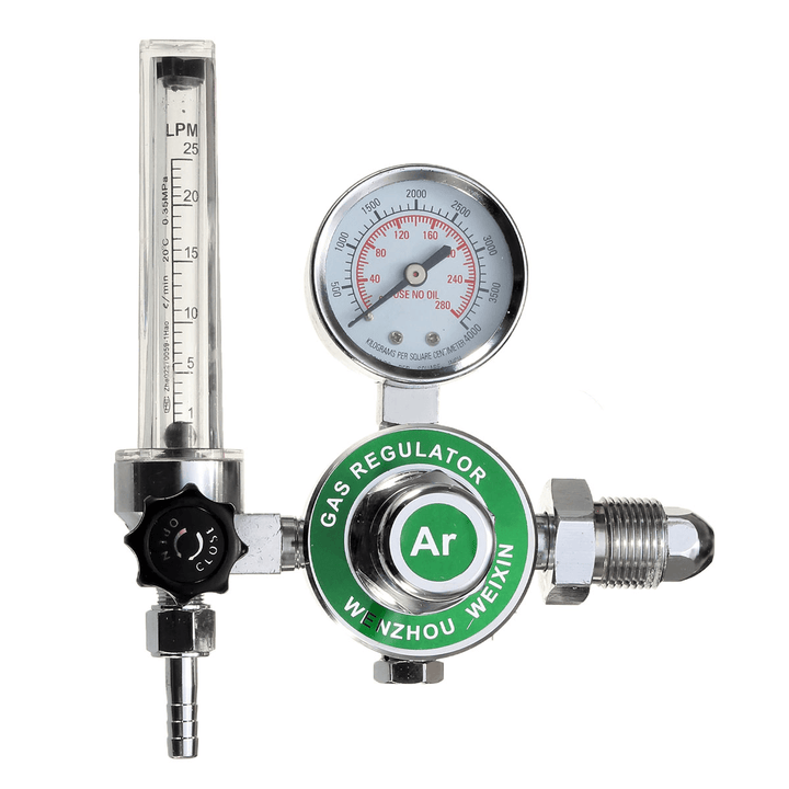 Argon CO2 Gas Mig Tig Flow Meter Welding Weld Regulators Gauge Welder Cga580 Fits - MRSLM