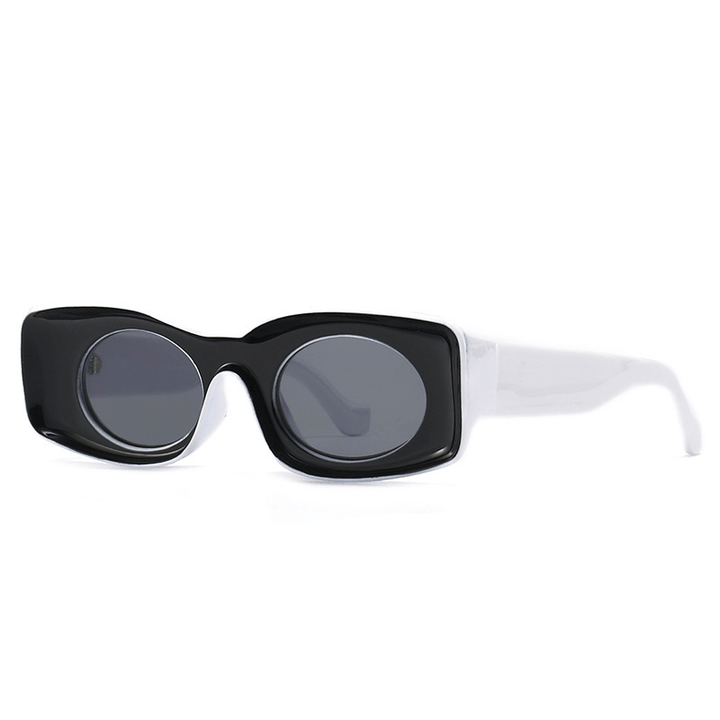 Fashionable Men and Women Small Frame Personality Square Sunglasses - MRSLM