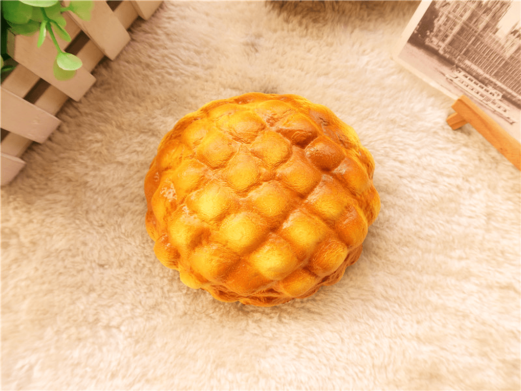 Bread Squishy Pineapple Bun 13CM Slow Rising Melonpan Gift Decor Soft Toys - MRSLM