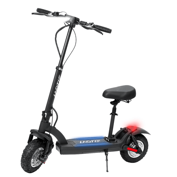 LAOTIE® ES8 48V 15.6Ah 500W Motor 45Km/H Max Speed Off-Road Electric Scooter 10 Inch 55Km Mileage Dual Dics Brake System Max Load 120Kg EU Plug - MRSLM