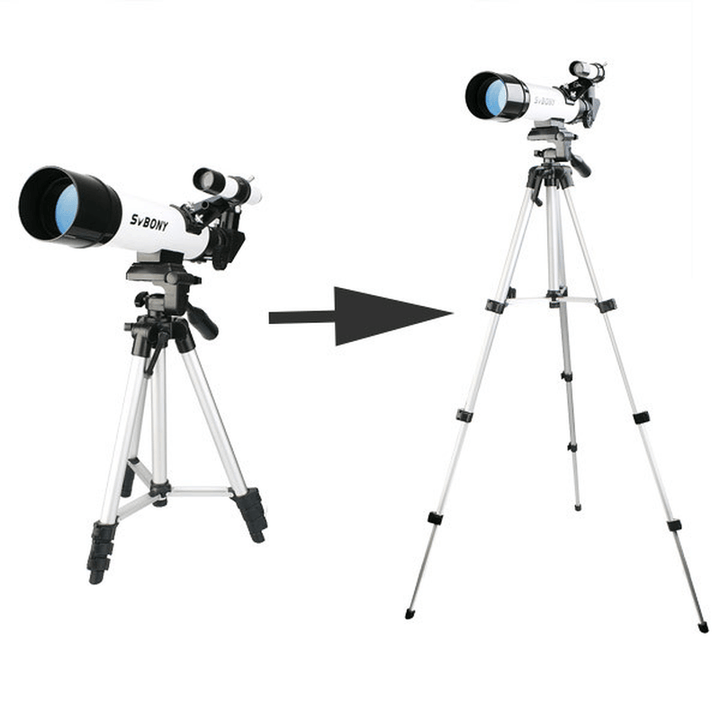 SVBONY SV25 Astronomical Telescope 3X Barlow Lens Birds Vision Optical Finder Scope Monocular with Tripod - MRSLM