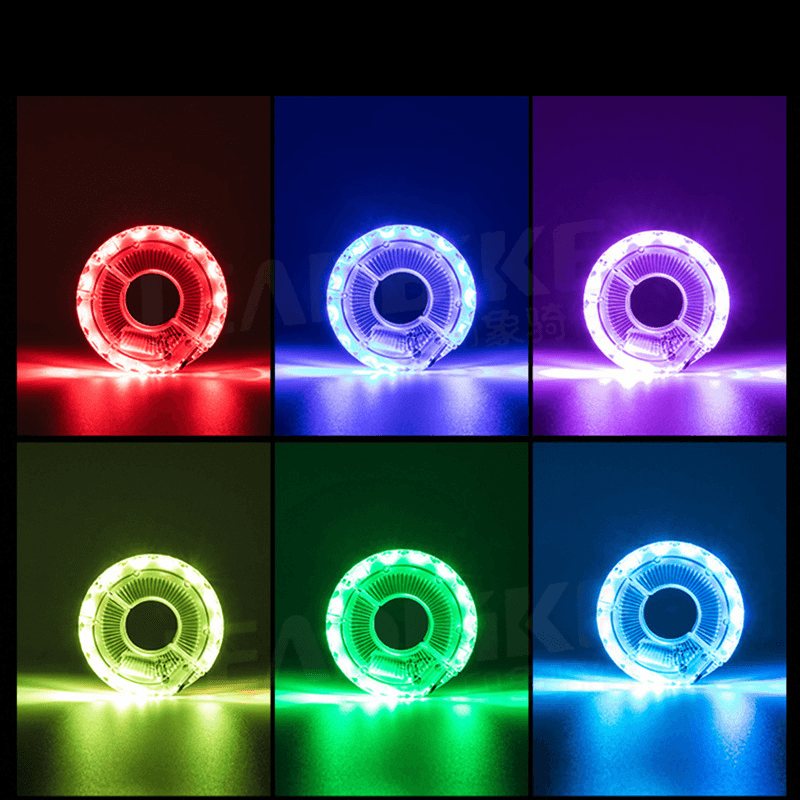 350Mah Bicycle Light Wheel Decoration Light Waterproof Outdoor Mountain Road Bike Riding Accessories - MRSLM