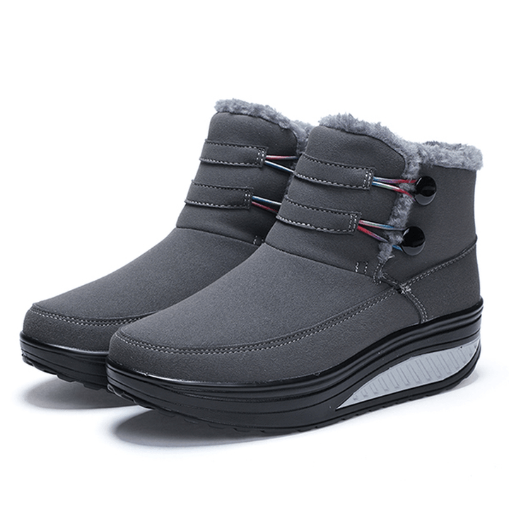 Women Winter Slip on Keep Warm Boots - MRSLM