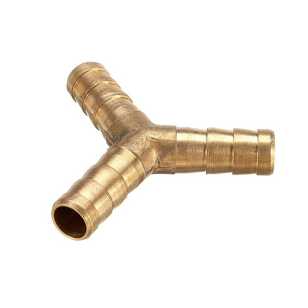 Pagoda Adapter Brass Barb Y Shape 3 Ways Pipes Fitting 6/8/10/12Mm Pneumatic Component Hose Coupler - MRSLM