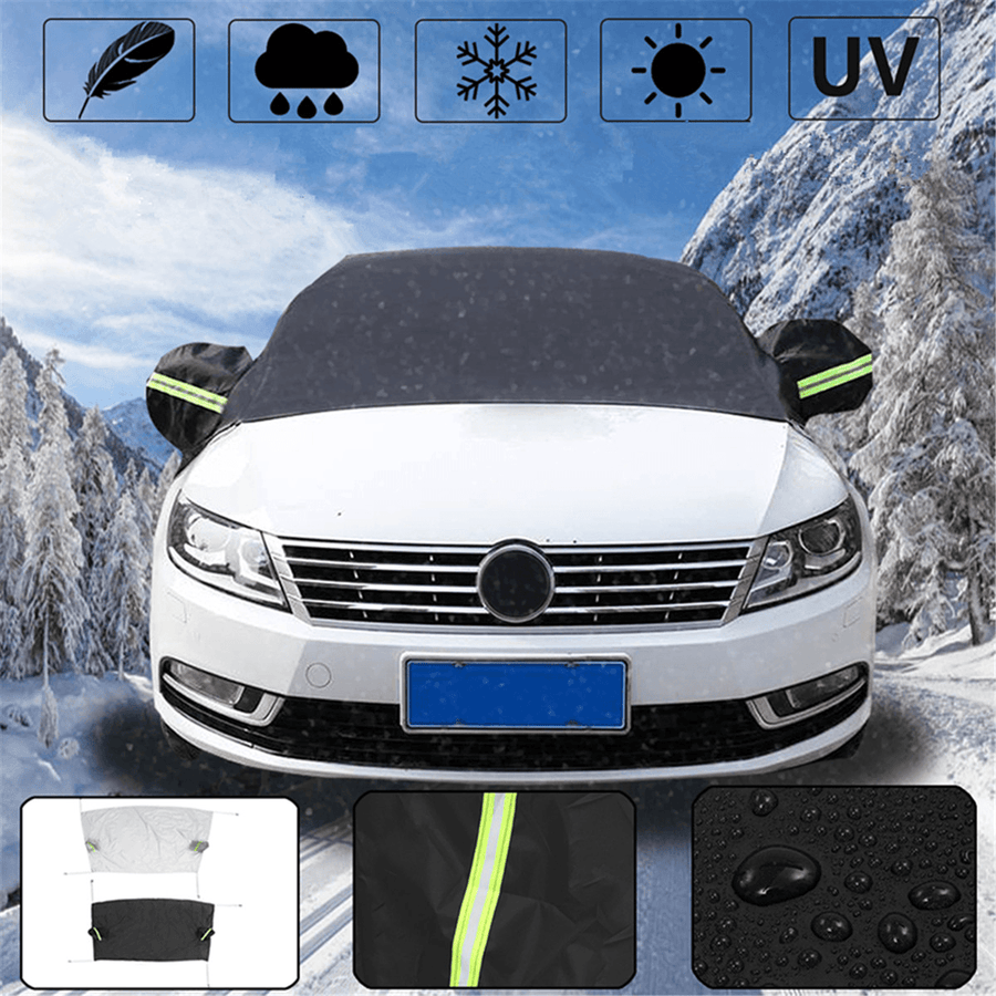 Car Sunshade Windscreen Windshield Cover Frost Snow Sun Shield Window Mirror Protector - MRSLM