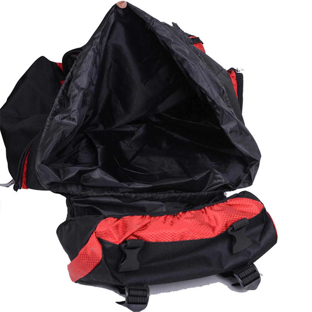 80L Waterproof Tactical Bag Backpack Outdoor Camping Traveling Rucksack Luggage Bag - MRSLM