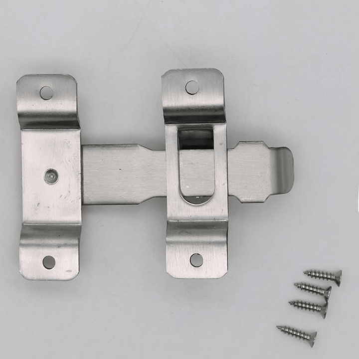 Door Thickened Stainless Steel Slide Gate Latch Door Bolt Safety Lock Buckle - MRSLM