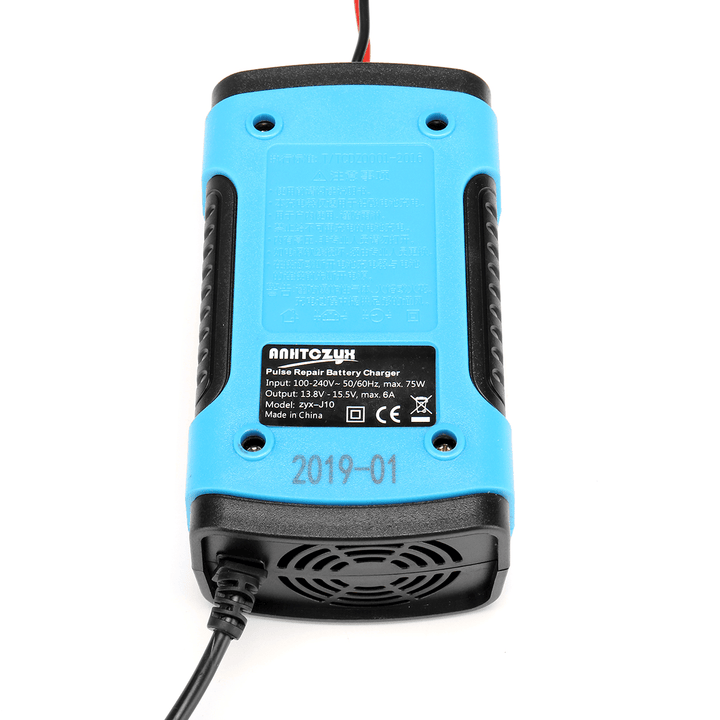 Display 12V Pulse Repair LCD Charger Automatic Smart Battery Charger/Maintainer Pulse Repair Charger - MRSLM