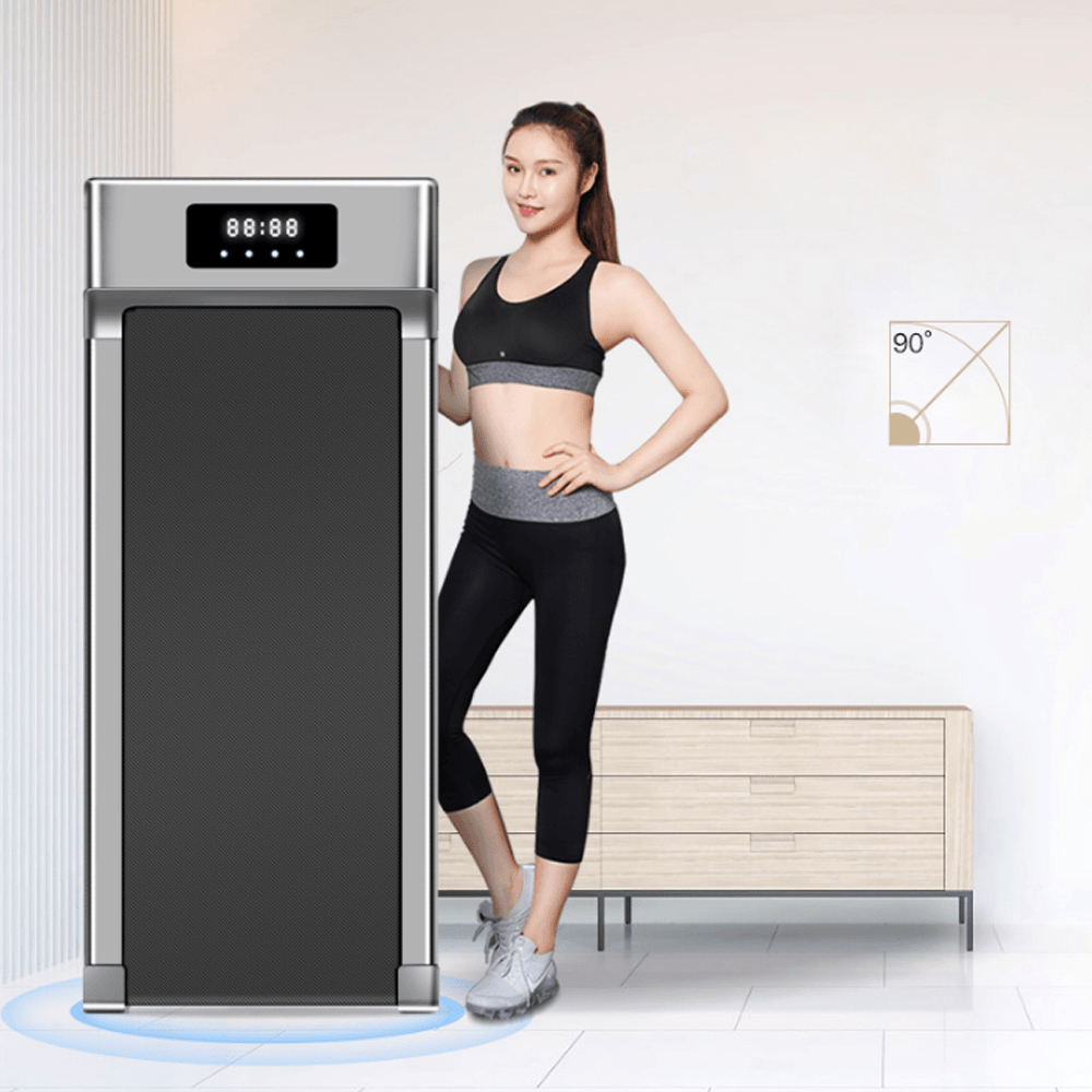 Bominfit T1 50Cm Wide Tread Treadmill 6 Modes Max Speed 6Km/H Wireless Control Electric Fitness Walkingpad Machine for Family Max Load 100Kg - MRSLM