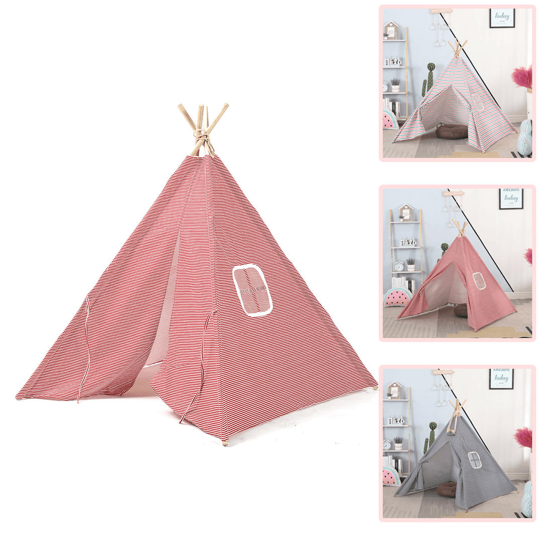 Indoor Children Kids Play Tent Teepee Wigwam Gift Pretend Playhouse Sleeping Dome Toys Castle Cubby - MRSLM