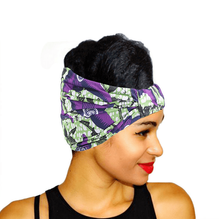 Women'S Sports Print Wide Head Headband - MRSLM