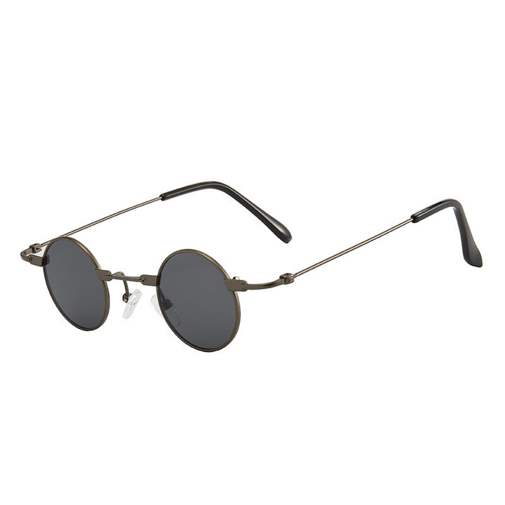 Retro Marine round Frame Sunglasses - MRSLM