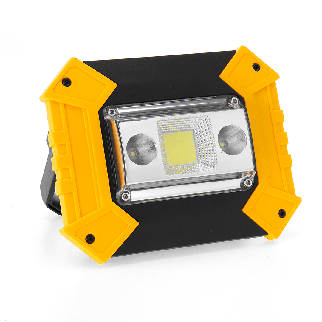 30W COB LED USB Work Light Spotlight Waterproof 5 Modes Flood Lamp Outdoor Camping Emergency Lantern - MRSLM