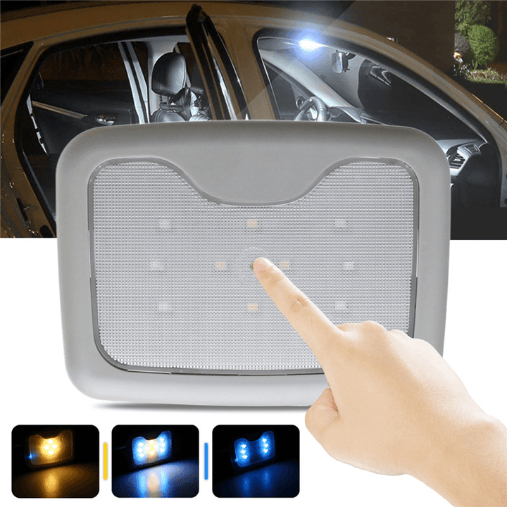 Universal Car Interior USB LED Roof Light Dimmable Trunk Ceiling Dome Reading Lamp DC5V - MRSLM