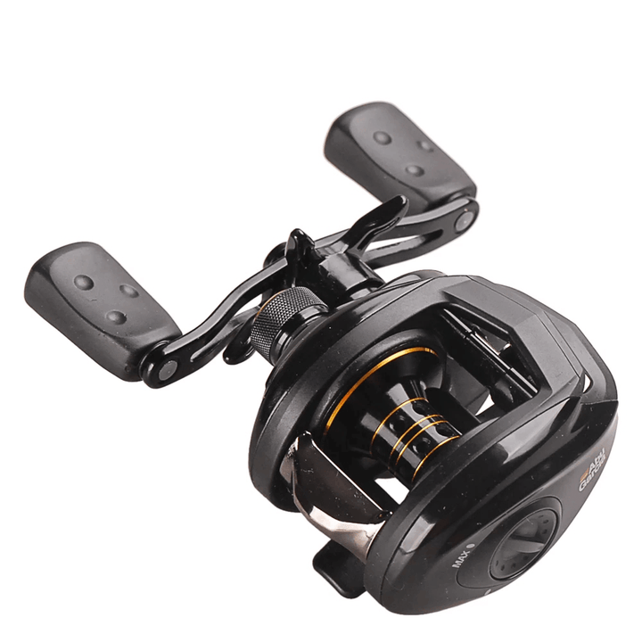 Abu Garcia PMAX3 7+1BB Fishing Reel Metal Long Casting Reel Super Smooth Double Brake Left and Right Hand Baitcast Reel - MRSLM