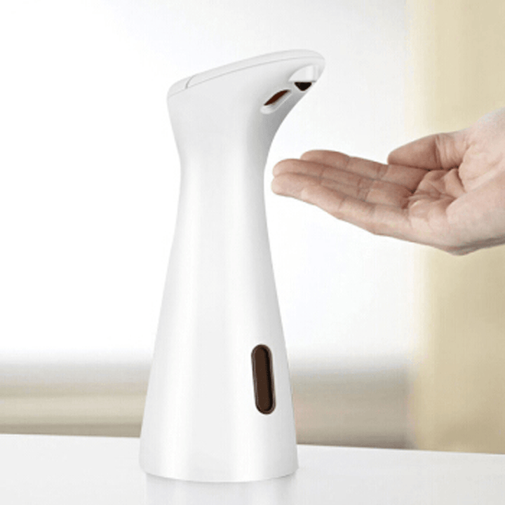 200ML Automatic Liquid Soap Dispenser IR Sensor Touchless Smart Hands Free Washer Bathroom Kitchen - MRSLM