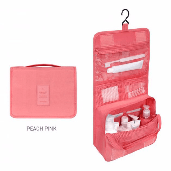 Honana BX-111 Waterproof Travel Wash Cosmetic Bag Compact Cube Pouch Storage Bag Mesh Organizer - MRSLM