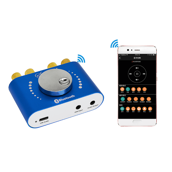 XY-KA15H 12V 24V Bluetooth 5.0 Wireless Audio Digital Power Amplifier Stereo Board 20Wx2 Bluetooth Amp Amplificador APP - MRSLM