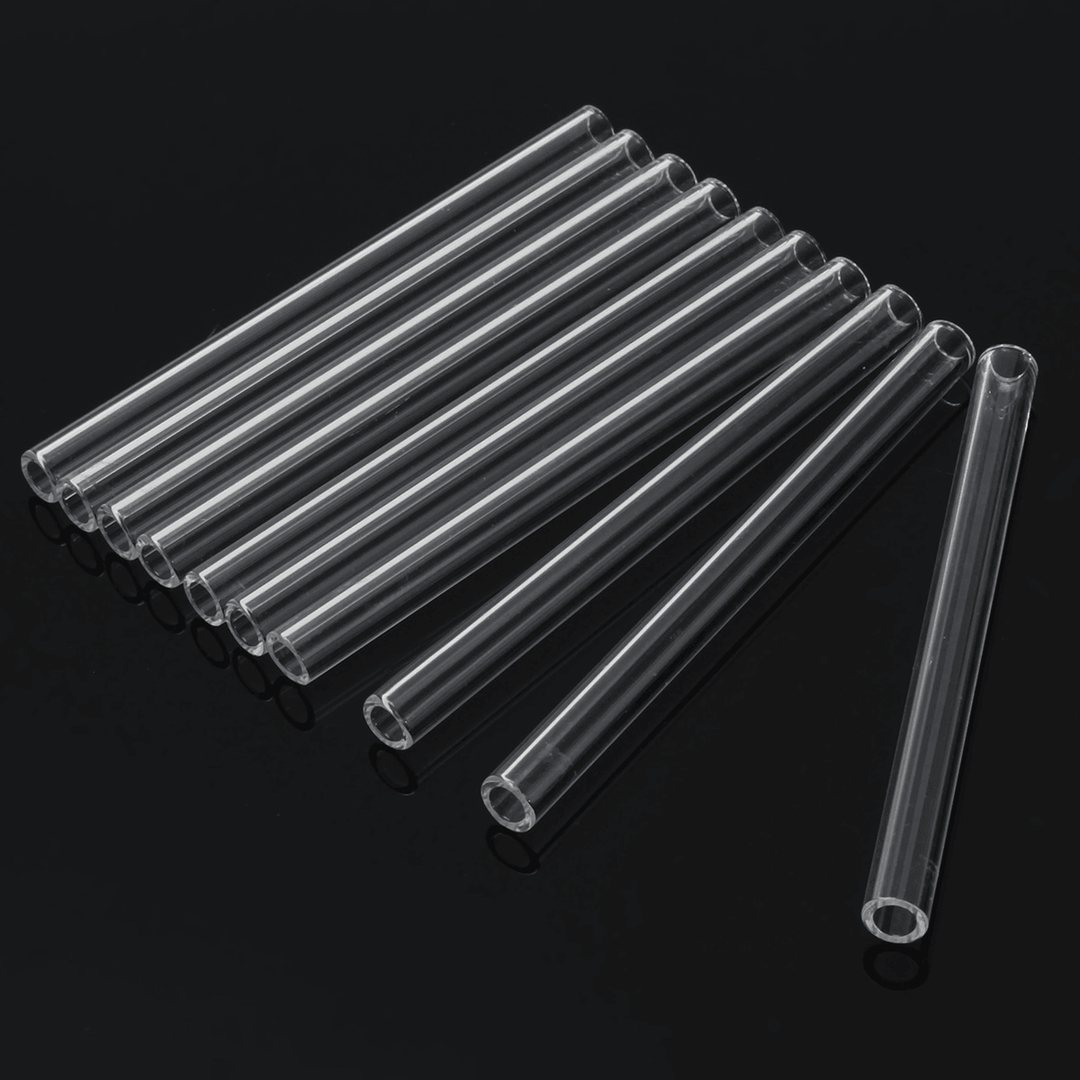 10PCS 100X7X1Mm Length 100Mm OD 7Mm Thick Wall 1Mm Borosilicate Glass Blowing Tube Lab Factory School Home Tubes - MRSLM