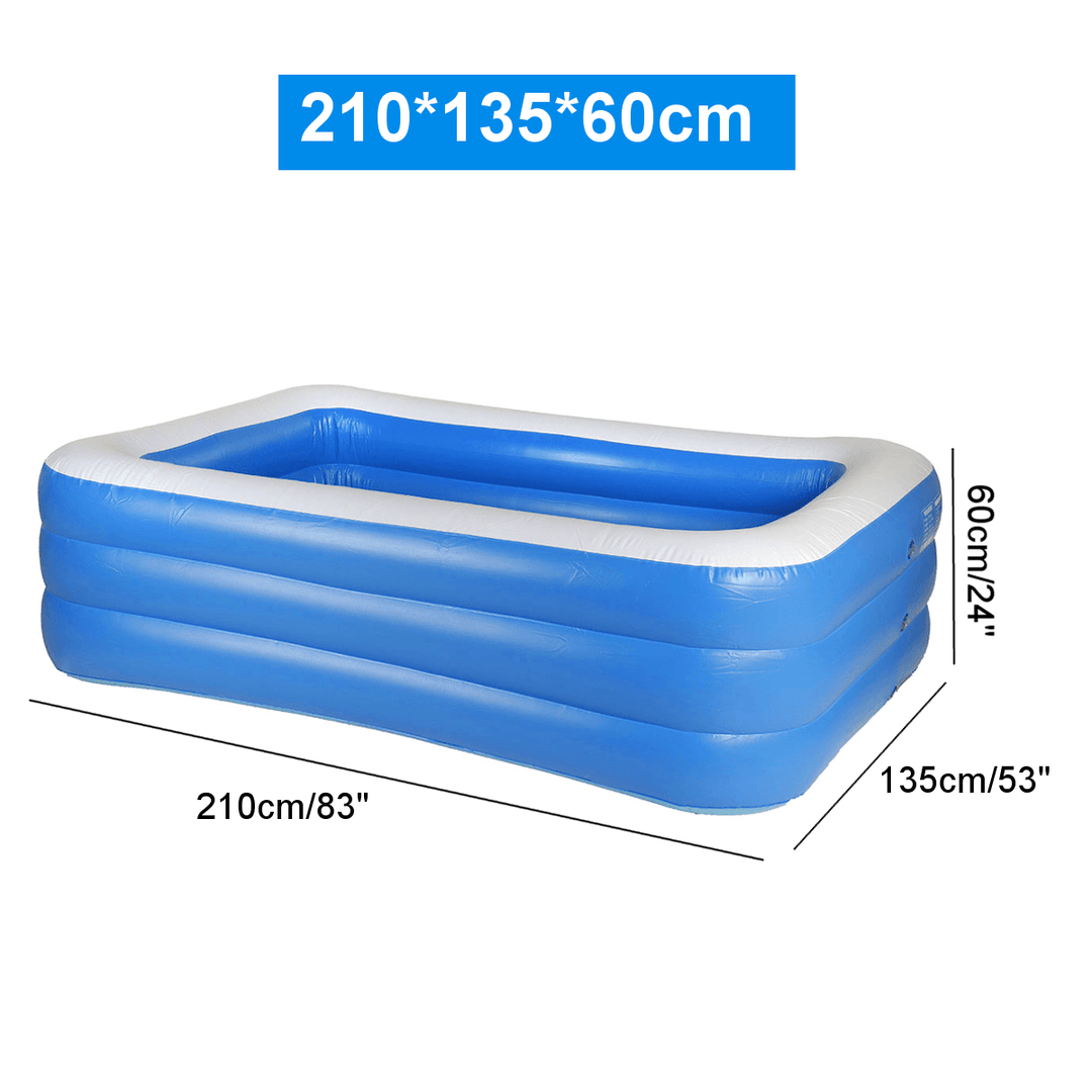 PVC Thickened Children'S Inflatable Swimming Pool Children'S Pool Capacity Large Bath Tub Outdoor Indoor - MRSLM