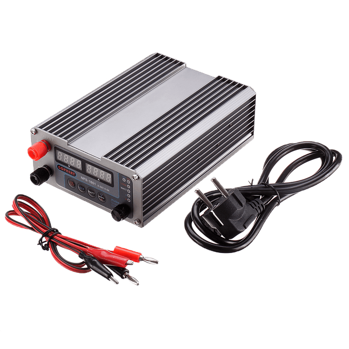 GOPHERT NPS-1601 0-32V 0-5A 110V/220V 160W Switching Digital Adjustable DC Power Supply - MRSLM