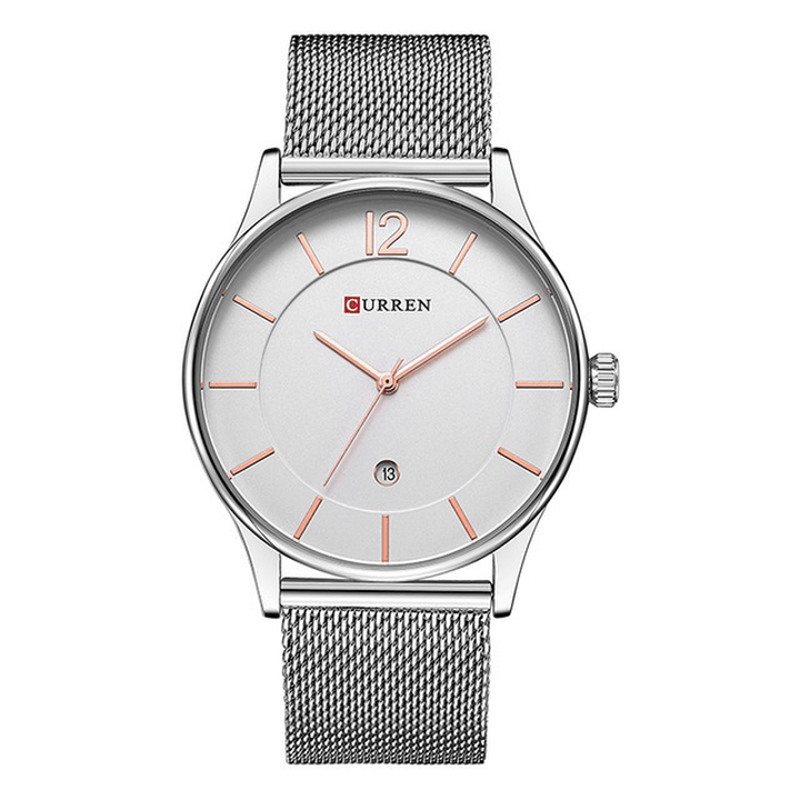 CURREN 8231 Full Metal Strap Fashion Men Watch Business Style Casual Dial Waterproof Quartz Watch - MRSLM