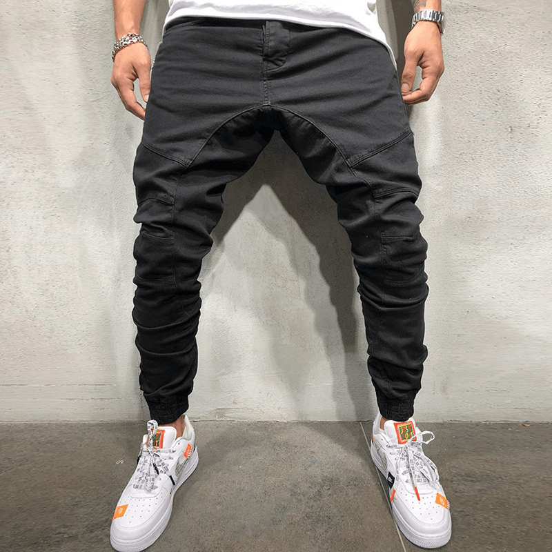 Hip Hop Side Zipper Trousers Men'S Leggings - MRSLM