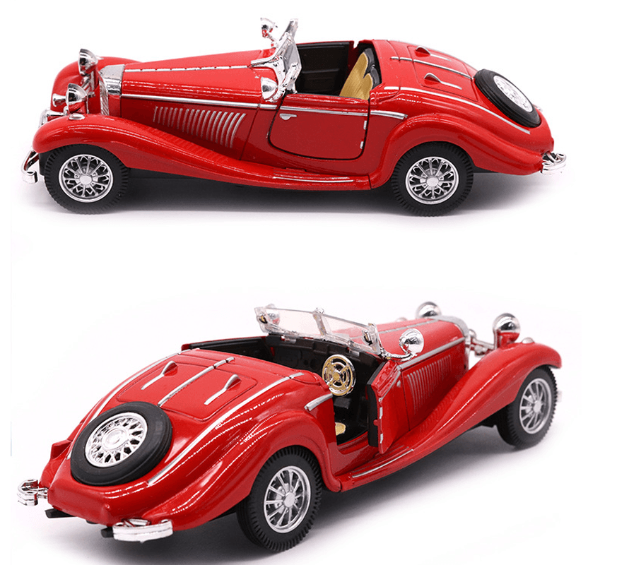 Retro 500K Alloy Classic Car Children Toy - MRSLM