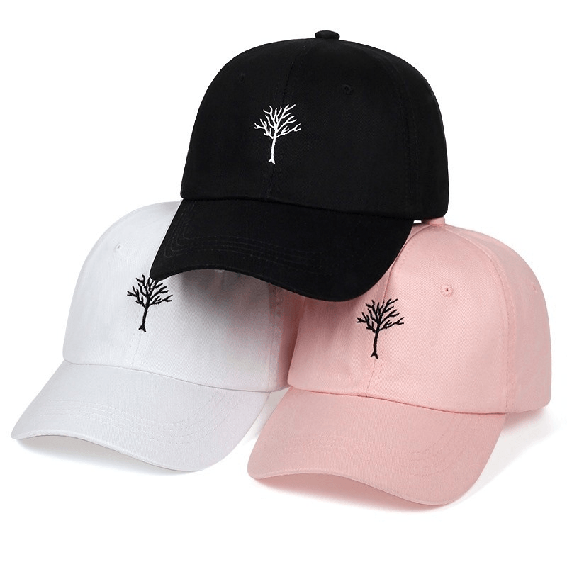 Men'S Branch Embroidery Casual Cotton Baseball Cap - MRSLM