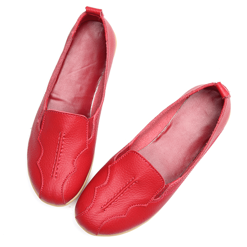 US Size 5-11 round Toe Soft Sole Slip on Flat Loafers - MRSLM