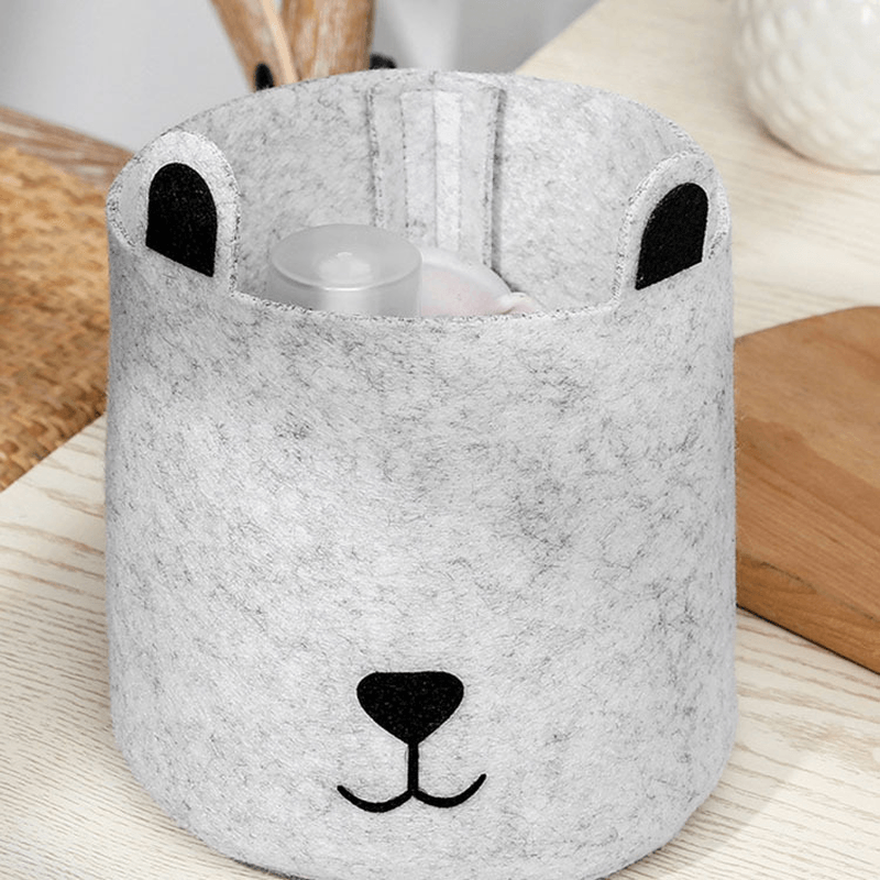 Cartoon Dog Felt Storage Bin - MRSLM