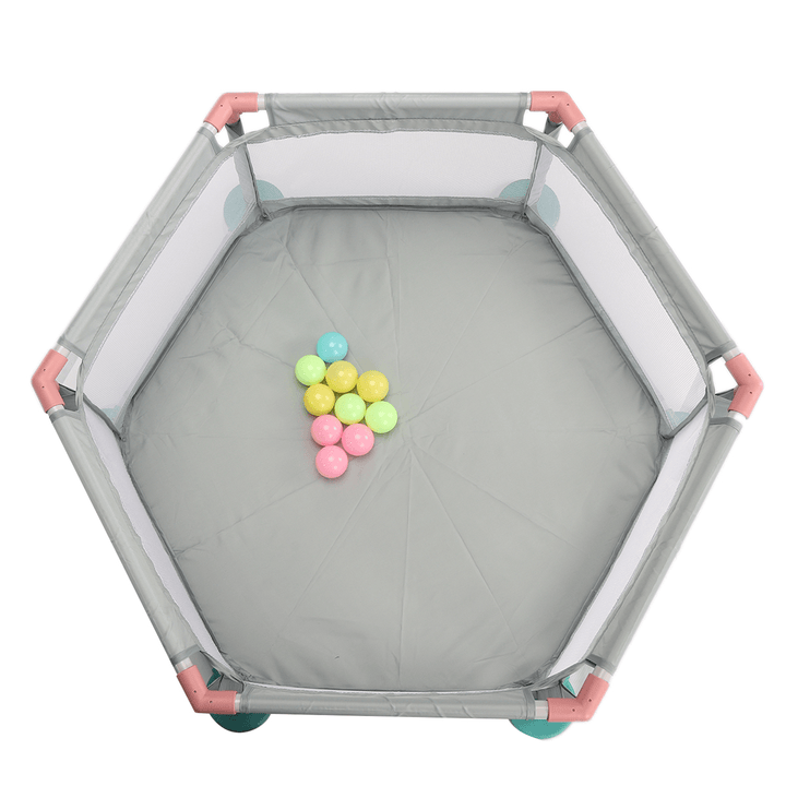 Children'S Hexagonal Fence Game Fence Baby Game Fence Baby Guardrail Ball Pool Indoor Toys - MRSLM