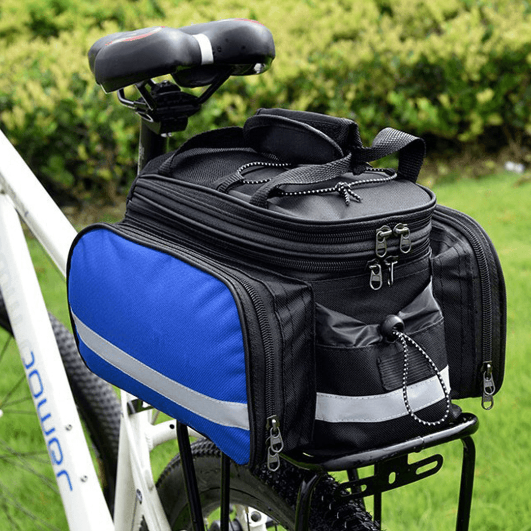 27L Bicycle Riding Package Large Capacity Waterproof Reflective Strips Outdoor Riding Bag - MRSLM