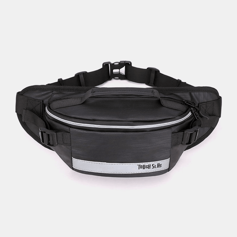 Men Waterproof anti Theft Reflective Outdoor Chest Bag Belt Bag Waist Bag - MRSLM