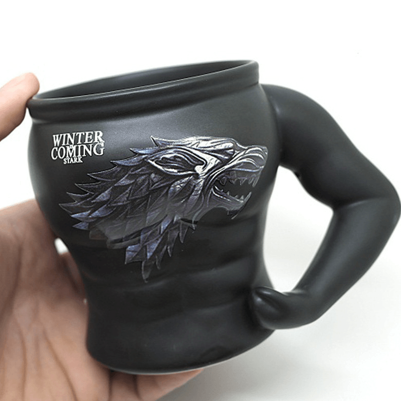 Game of Thrones Ceramic Muscle Mug Coffee Cup Personality Muscle Man Funny Cartoon Man Modeling Cup - MRSLM