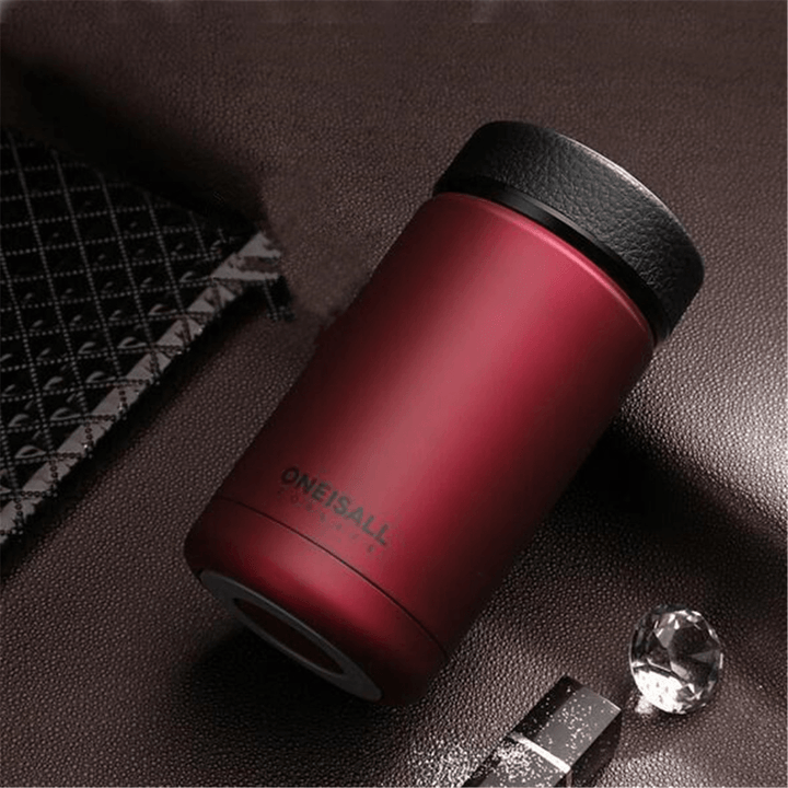 400Ml Stainless Steel Vacuum Flask Water Bottle Thermos Coffee Travel Mug Cup - MRSLM