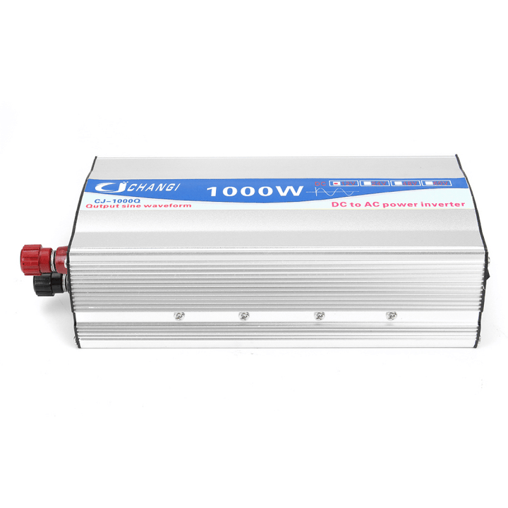 1000W DC 12V to AC 220V Pure Sine Wave Power Inverter Power Converter Transmitter - MRSLM