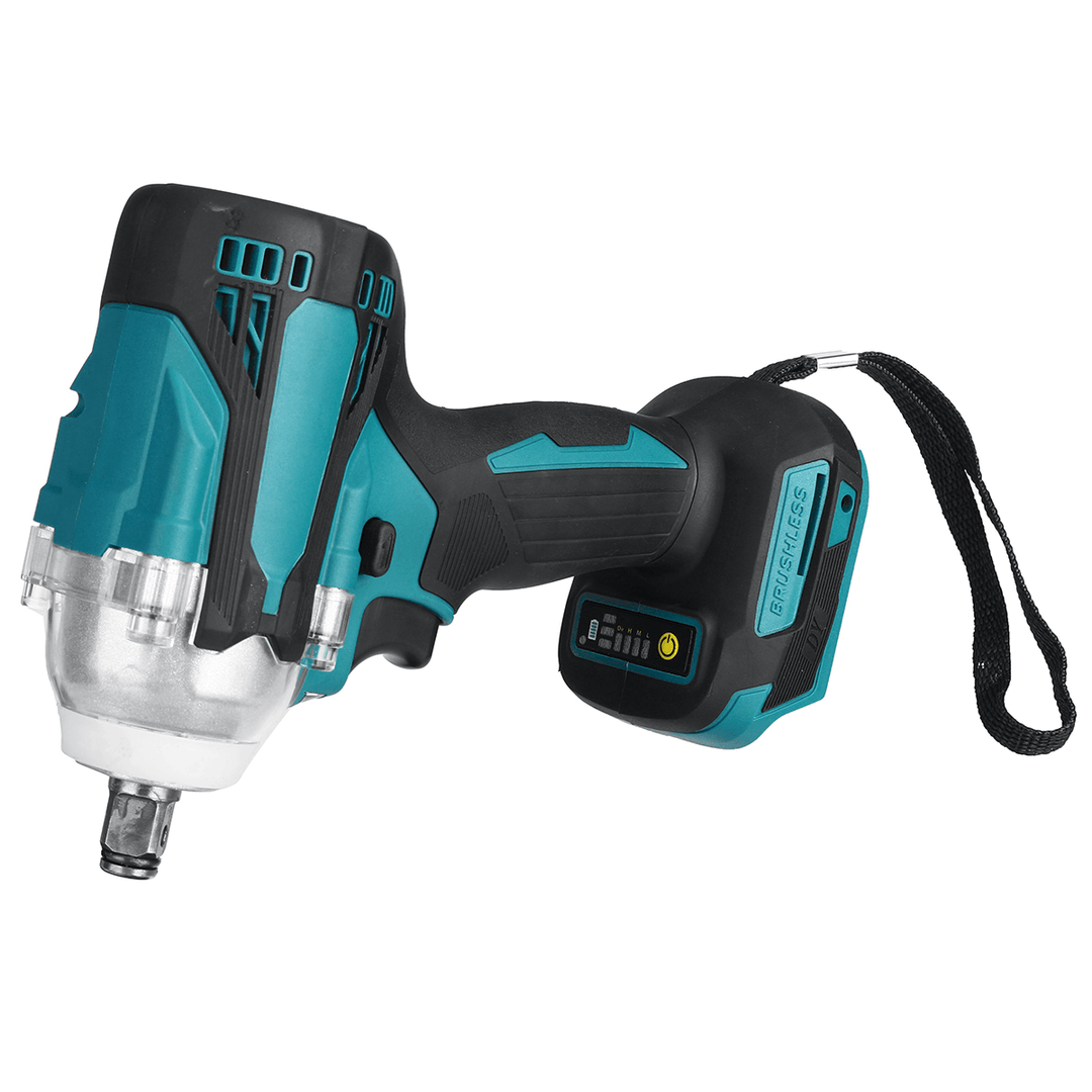 480N.M Brushless Impact Wrench Cordless High Torque 1/2 Socket Electric Wrench Screwdriver Power Tool for Makita 18V Battery - MRSLM