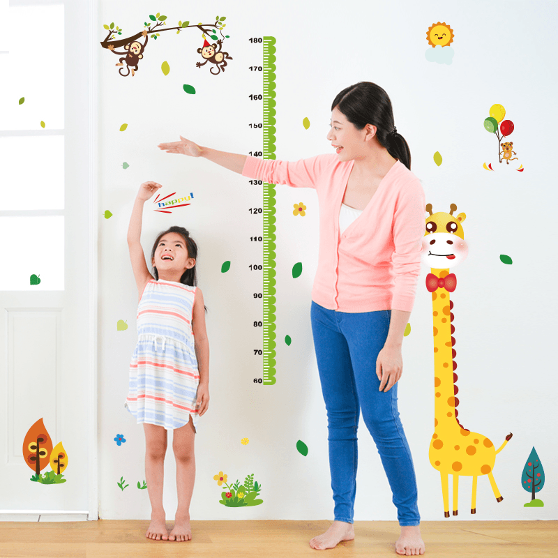 Miico SK9350 Giraffe Height Stickers Children'S Room Kindergarten Decorative Wall Stickers DIY Sticker - MRSLM